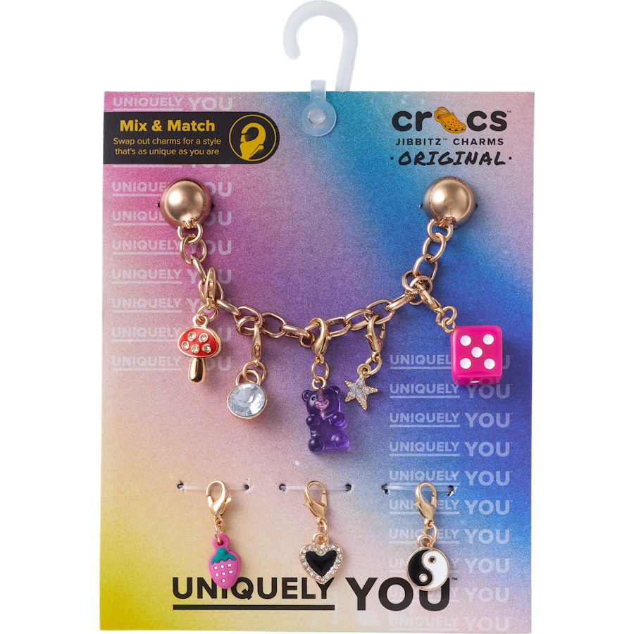 Crocs On sale | Custom Charm Chain 5 Pack Jibbitz™ charms