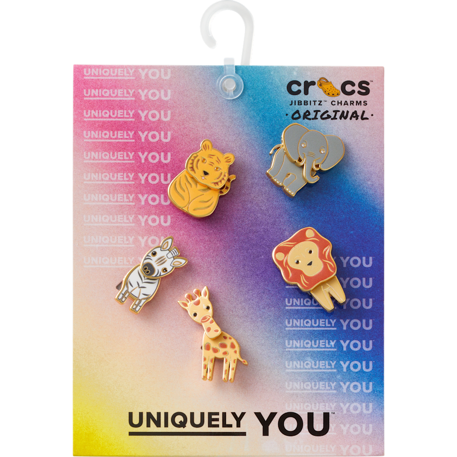 Crocs Online | Enamel Safari 5 Pack Jibbitz™ charms