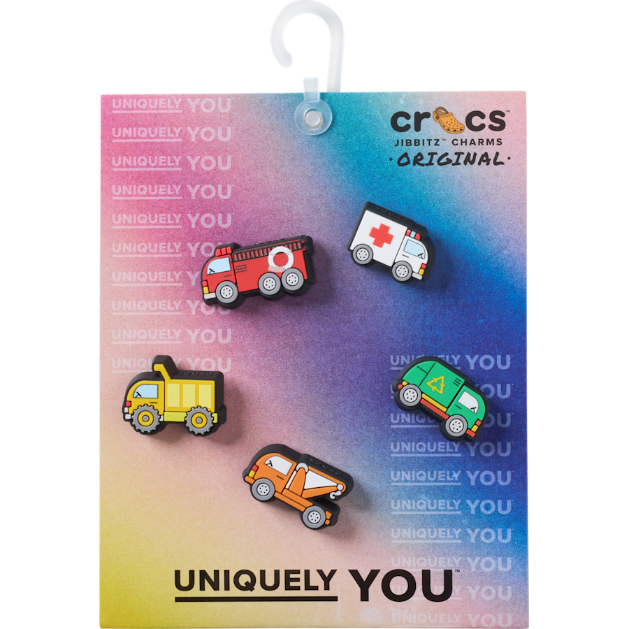 Crocs New | Tiny Work Trucks 5 Pack Jibbitz™ charms