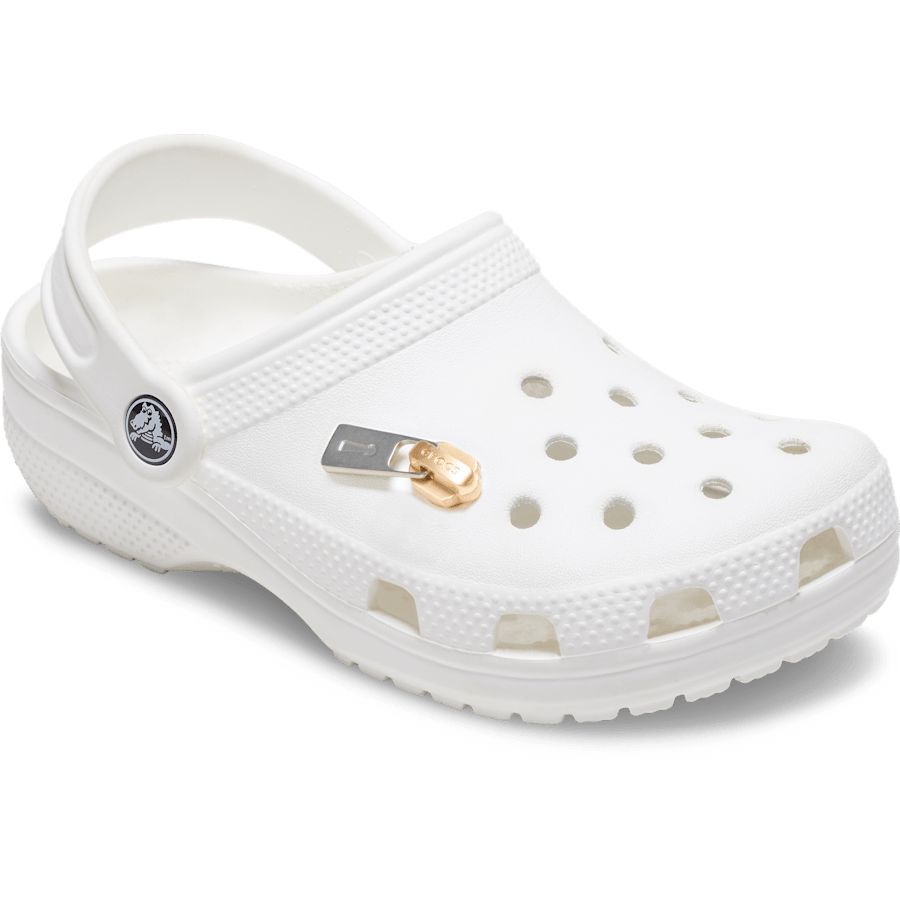 Crocs Sale | Gold and Silver Zipper Jibbitz™ charms