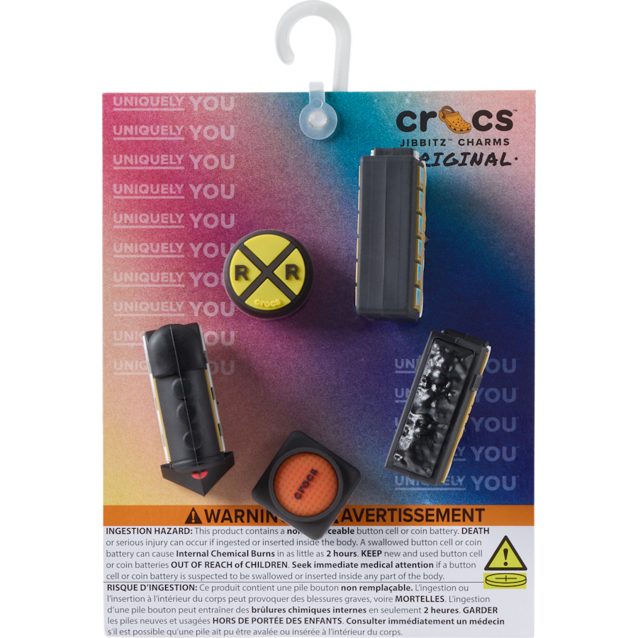 Crocs On sale | 3D Train 5 Pack Jibbitz™ charms