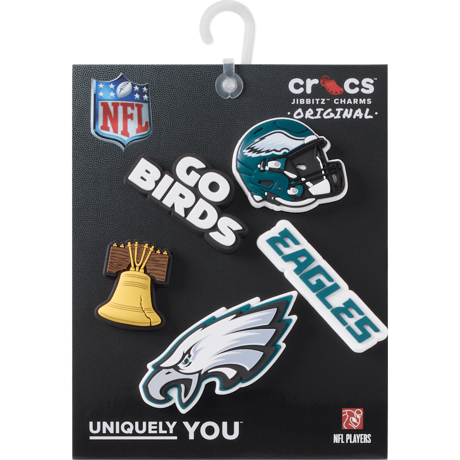 Crocs | NFL Philadelphia Eagles 5 Pack Jibbitz Shoe Charm
