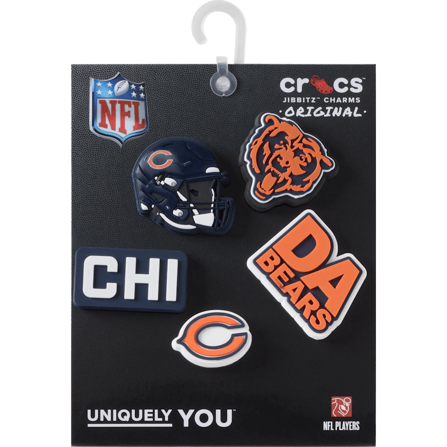 Crocs US | NFL Chicago Bears 5 Pack Jibbitz Shoe Charm