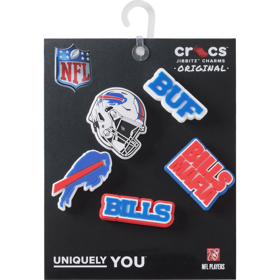 Crocs New | NFL Buffalo Bills 5 Pack Jibbitz Shoe Charm