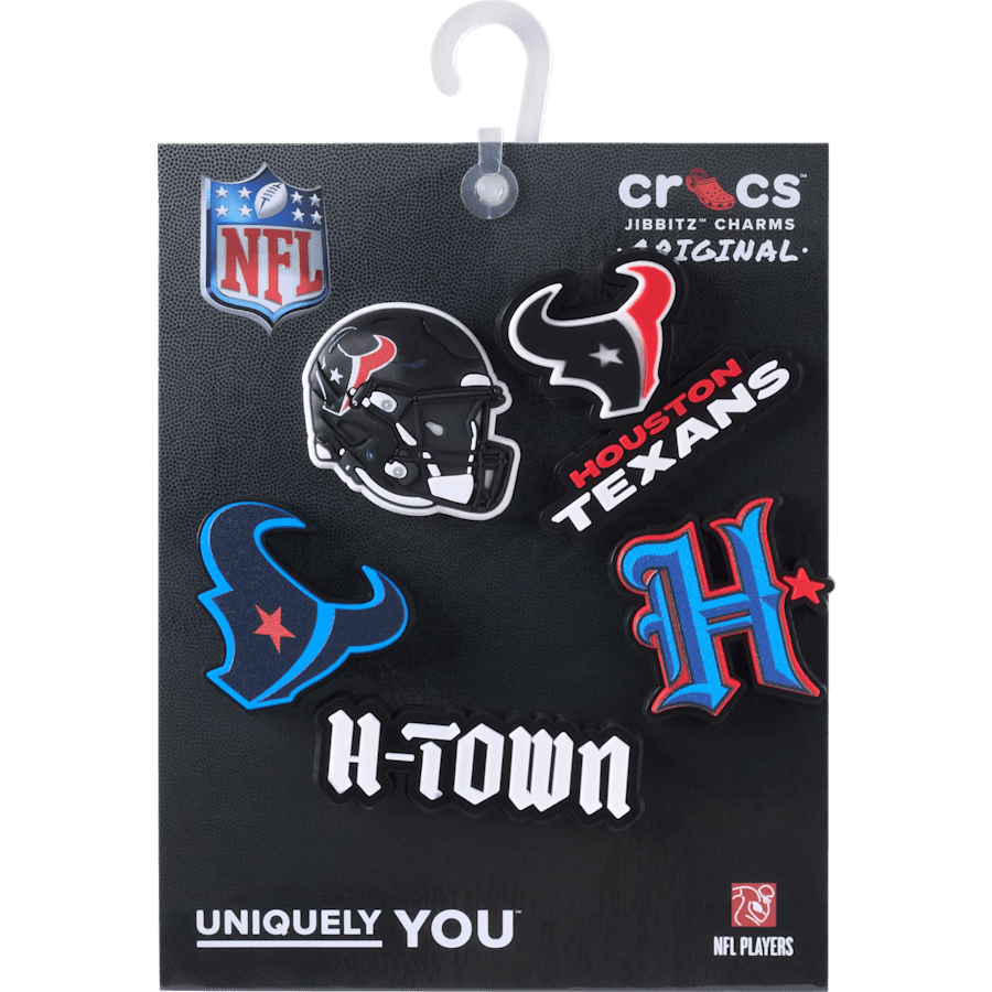 Crocs Discount | NFL Houston Texans 5 Pack Jibbitz Shoe Charm
