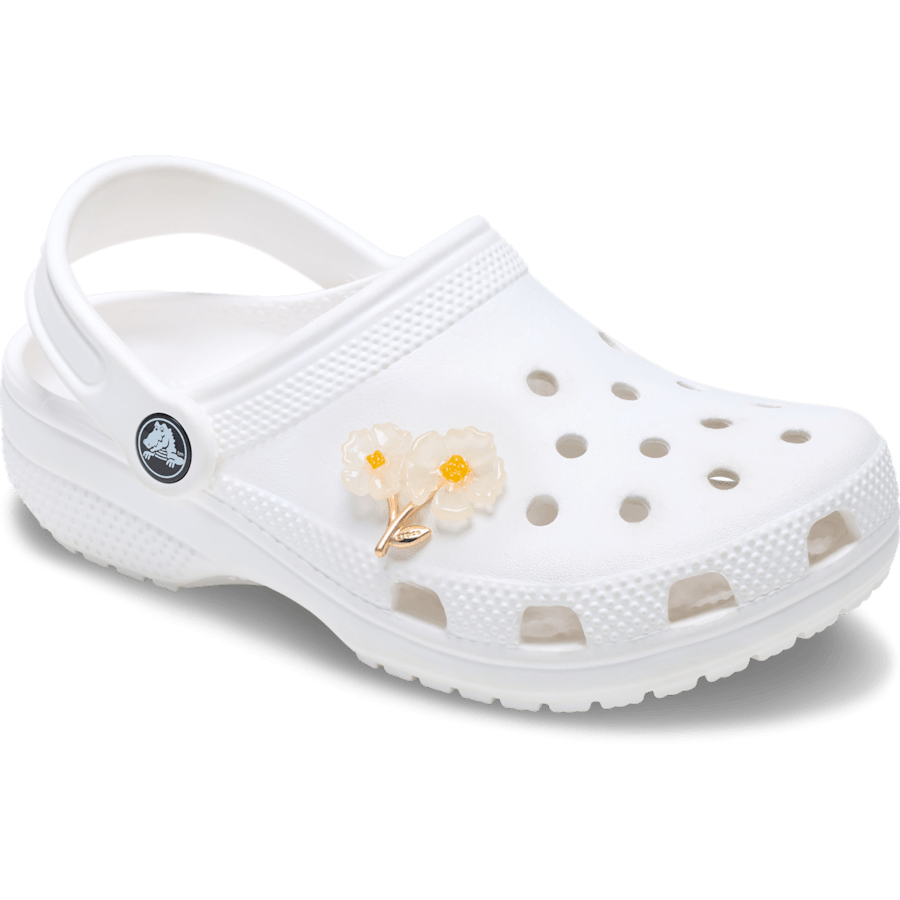 Crocs Sale | White Floral Blossom Jibbitz™ charms