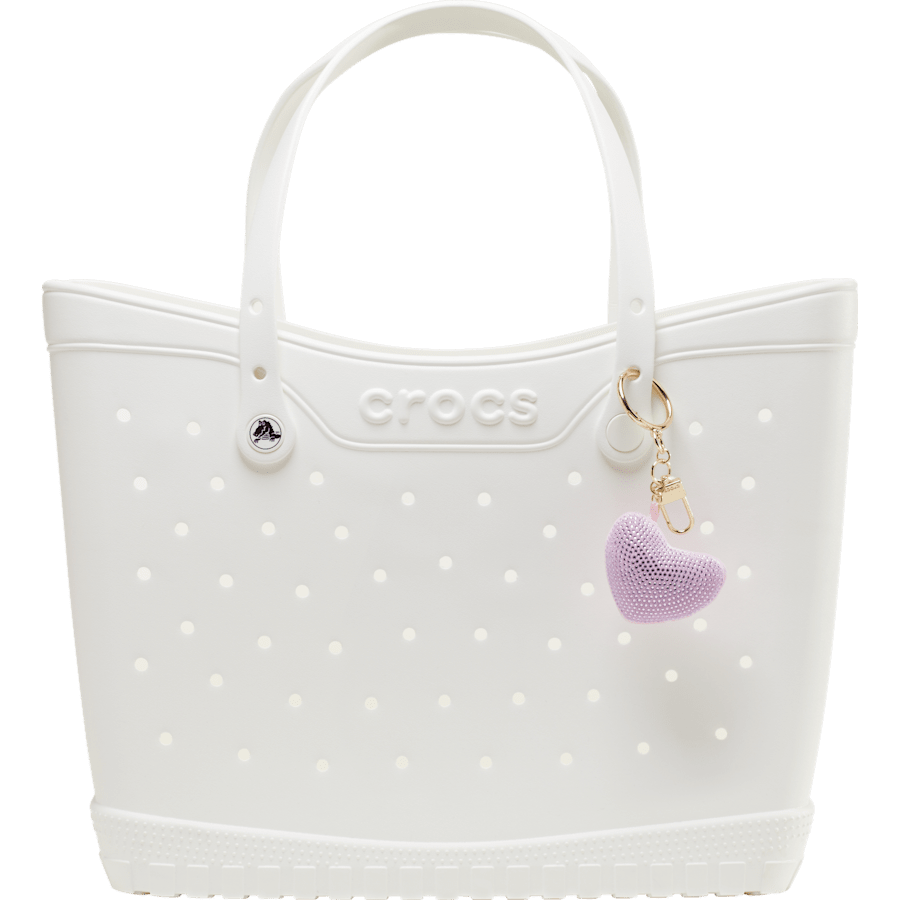Crocs Online | Plush Gem Heart Bag Charm