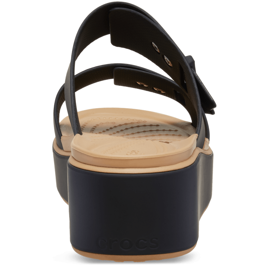 Crocs New | Brooklyn Buckle Matte Wrap Low Wedge