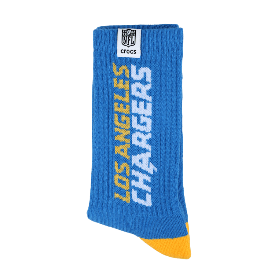 Crocs New | NFL Los Angeles Chargers Crocs Socks