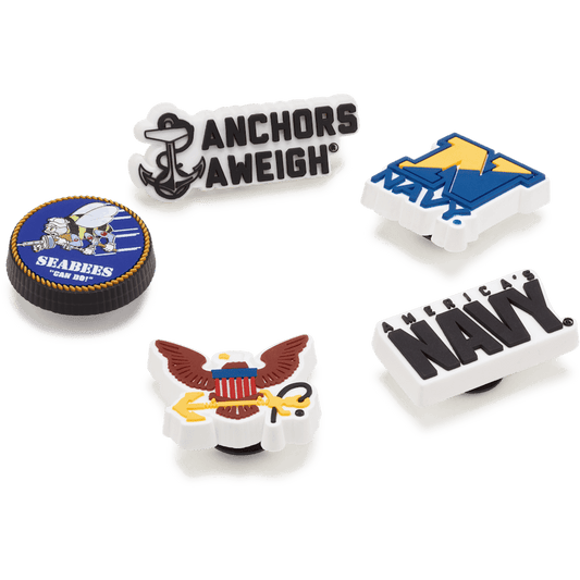 Crocs New | Armed Forces US Navy 5Pck Jibbitz Shoe Charm