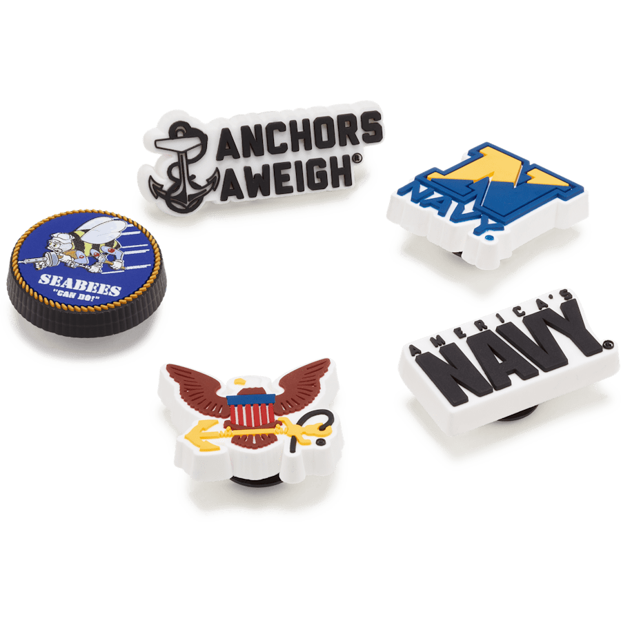 Crocs New | Armed Forces US Navy 5Pck Jibbitz Shoe Charm