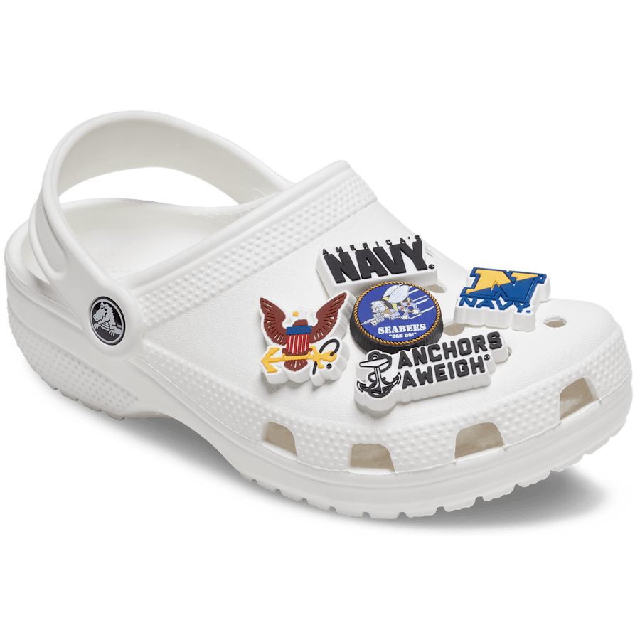 Crocs New | Armed Forces US Navy 5Pck Jibbitz Shoe Charm
