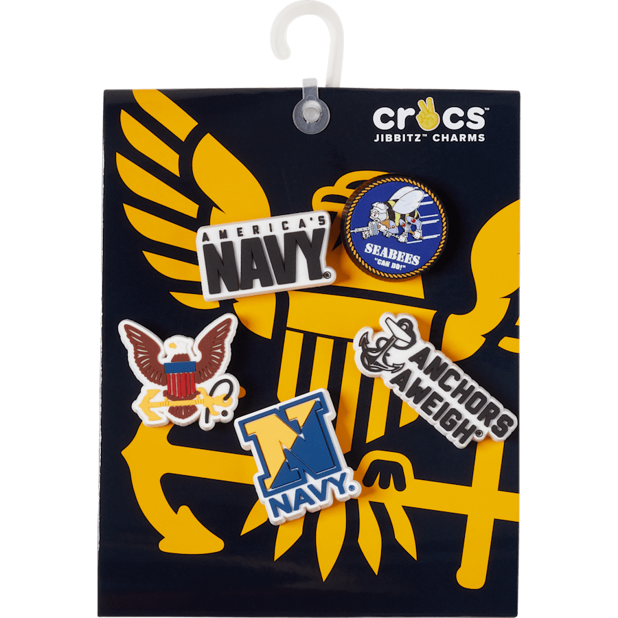 Crocs New | Armed Forces US Navy 5Pck Jibbitz Shoe Charm