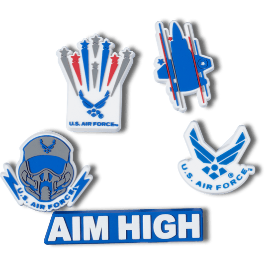Crocs Outlet | Armed Forces US Air Force 5Pck Jibbitz Shoe Charm