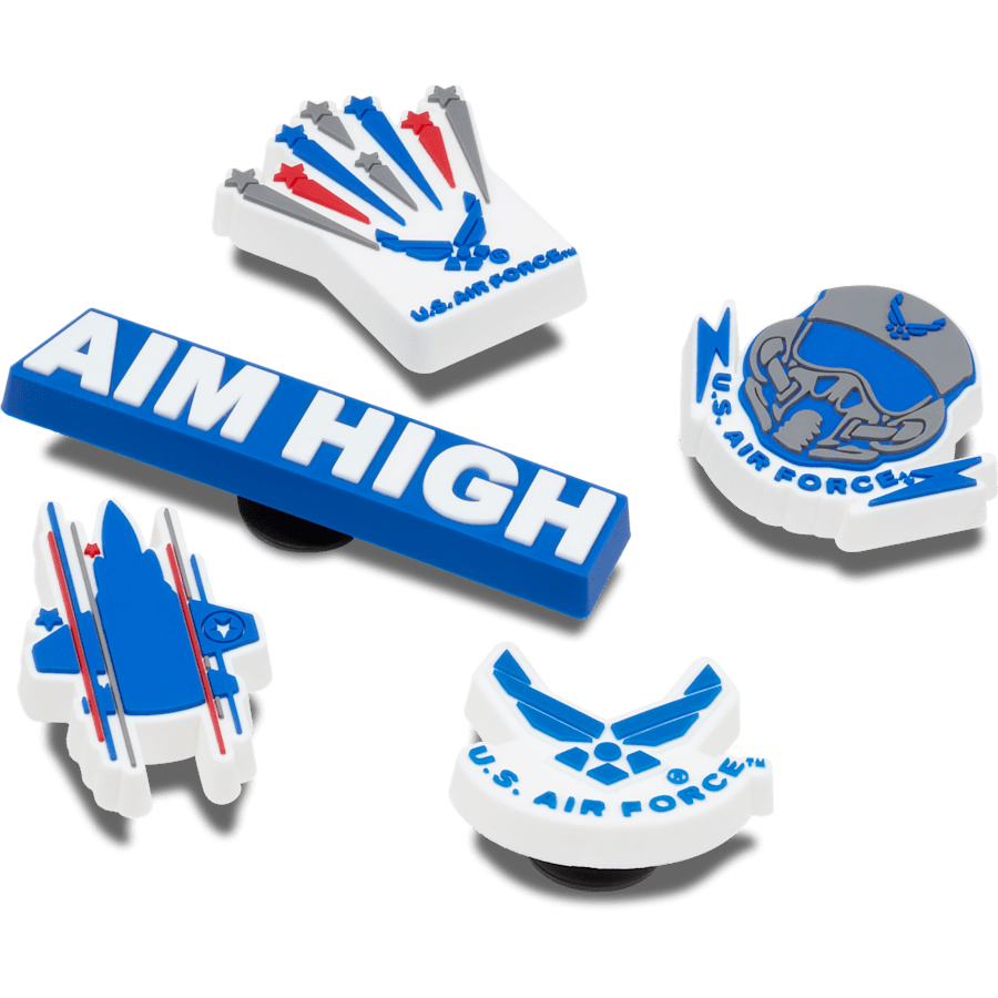 Crocs Outlet | Armed Forces US Air Force 5Pck Jibbitz Shoe Charm