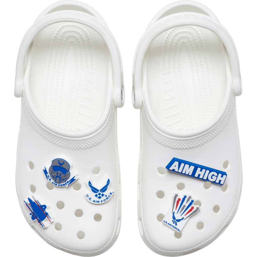 Crocs Outlet | Armed Forces US Air Force 5Pck Jibbitz Shoe Charm