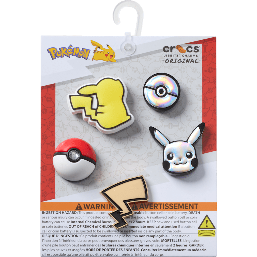 Crocs US | Elevated Pokemon 5 Pack Jibbitz Shoe Charm