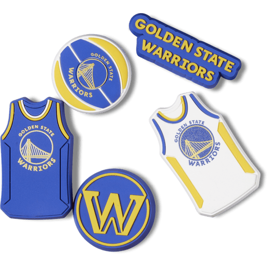 Crocs Discount | NBA Golden State Warriors 5 Pack Jibbitz™ charms