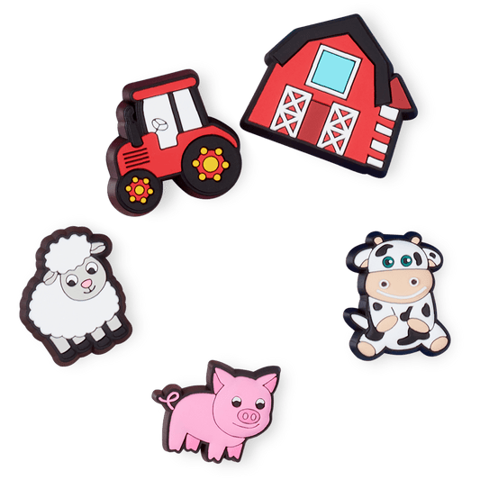 Crocs New | Cutesey Farm Animal 5 Pack Jibbitz Shoe Charm