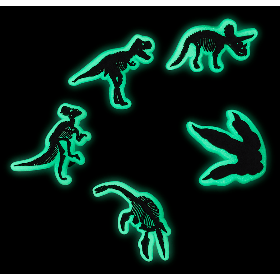 Crocs Discount | Glow In The Dark Dino 5 Pack Jibbitz Shoe Charm