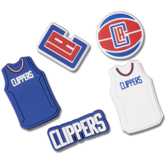 Crocs For Sale | NBA Los Angeles Clippers 5 Pack Jibbitz™ charms