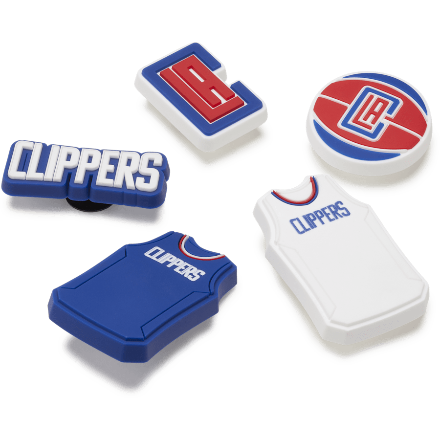Crocs For Sale | NBA Los Angeles Clippers 5 Pack Jibbitz™ charms