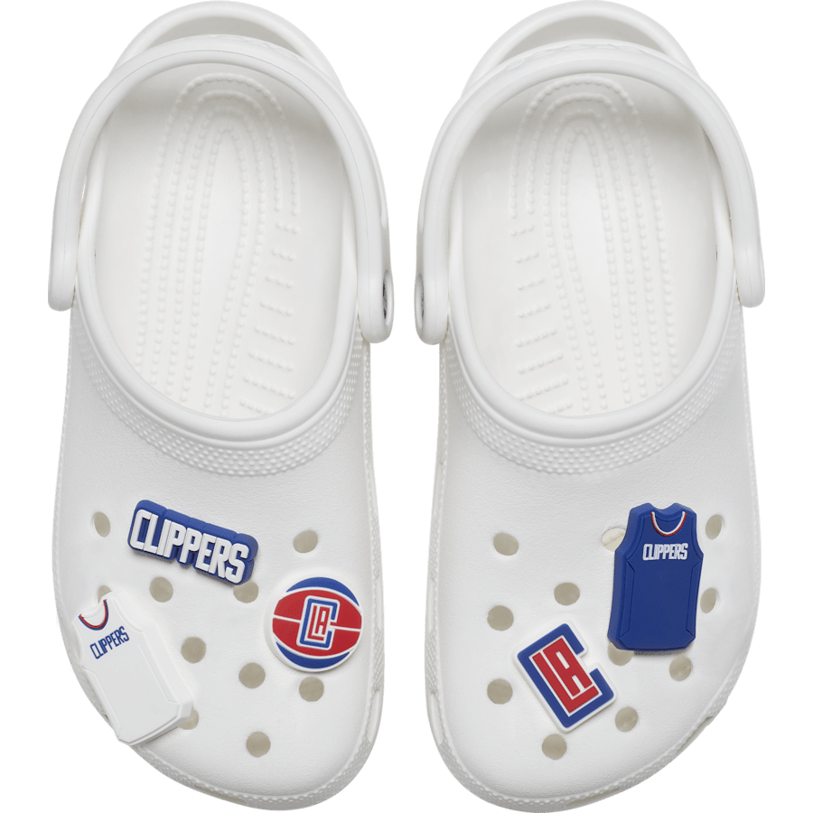Crocs For Sale | NBA Los Angeles Clippers 5 Pack Jibbitz™ charms