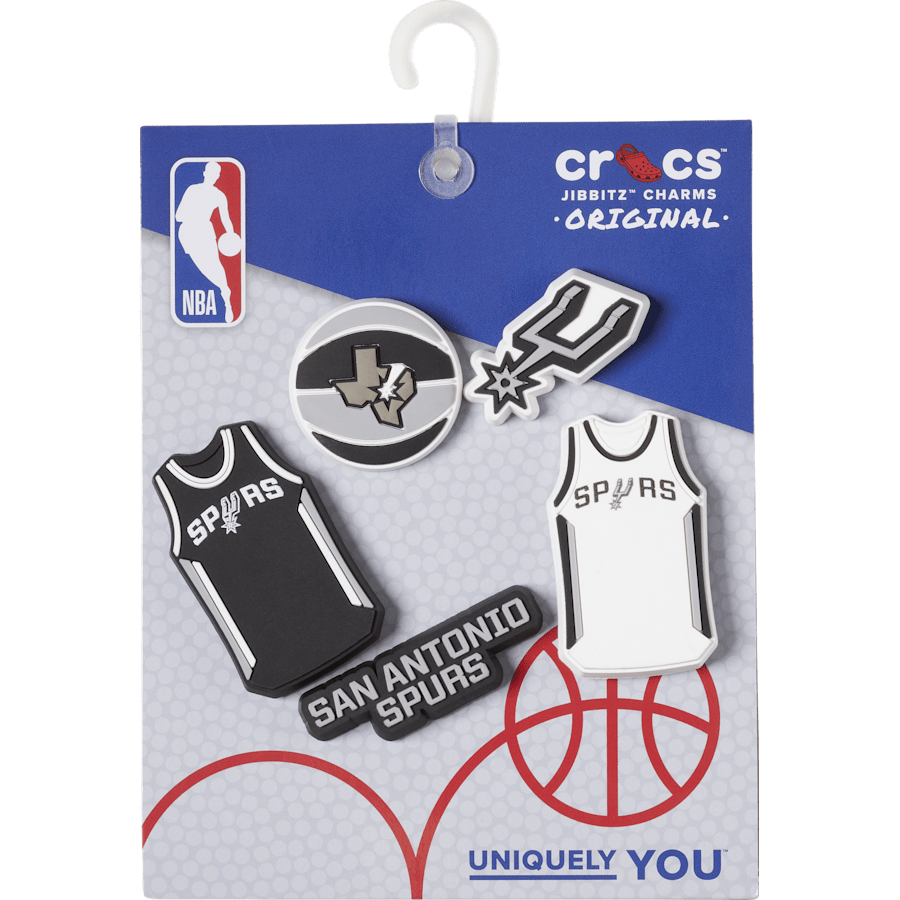 Crocs Sale | NBA San Antonio Spurs 5 Pack Jibbitz™ charms