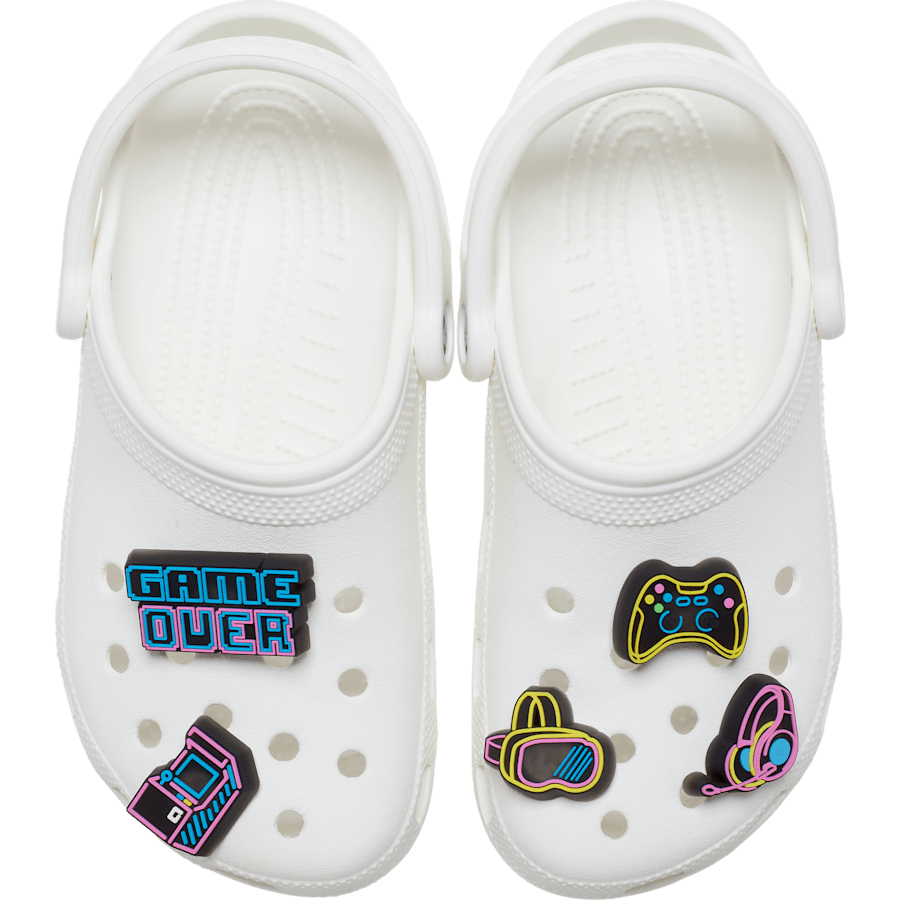 Crocs Online | Lights Up Neon Gamer 5 Pack Jibbitz™ charms