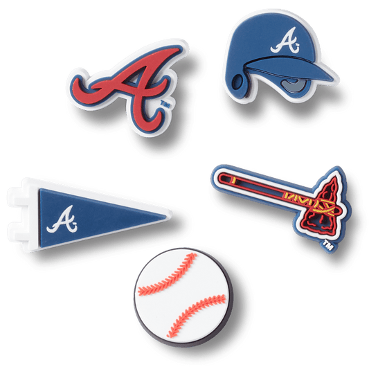 Crocs Sale | MLB Atlanta Braves 5 Pack Jibbitz™ charms
