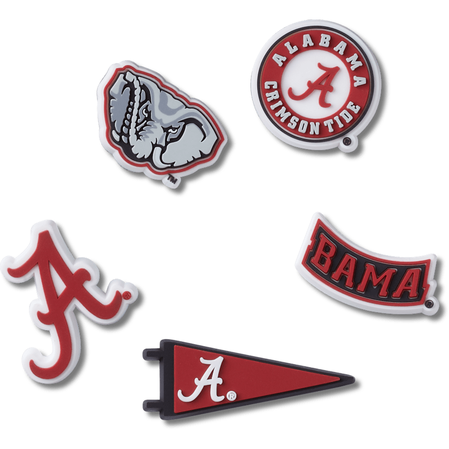 Crocs Online | University of Alabama 5 Pack Jibbitz™ charms