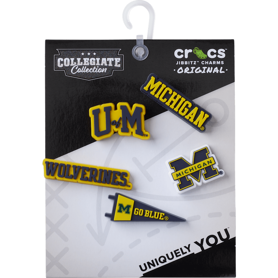 Crocs Outlet | University of Michigan 5 Pack Jibbitz™ charms