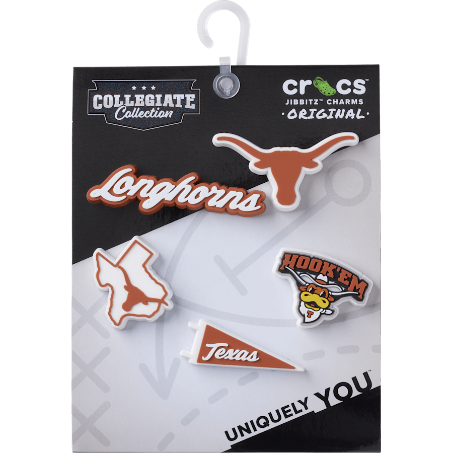 Crocs New | University of Texas 5 Pack Jibbitz™ charms