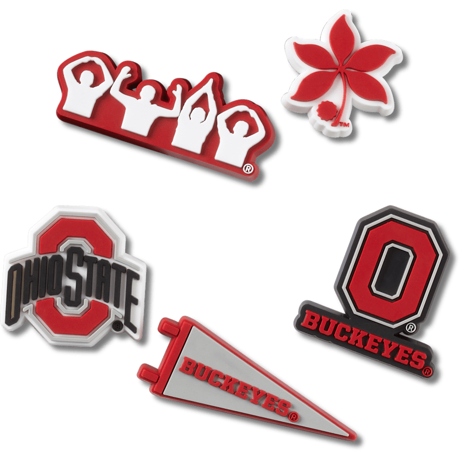 Crocs Discount | Ohio State University 5 Pack Jibbitz™ charms