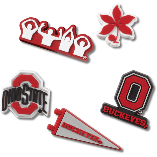 Crocs Discount | Ohio State University 5 Pack Jibbitz™ charms