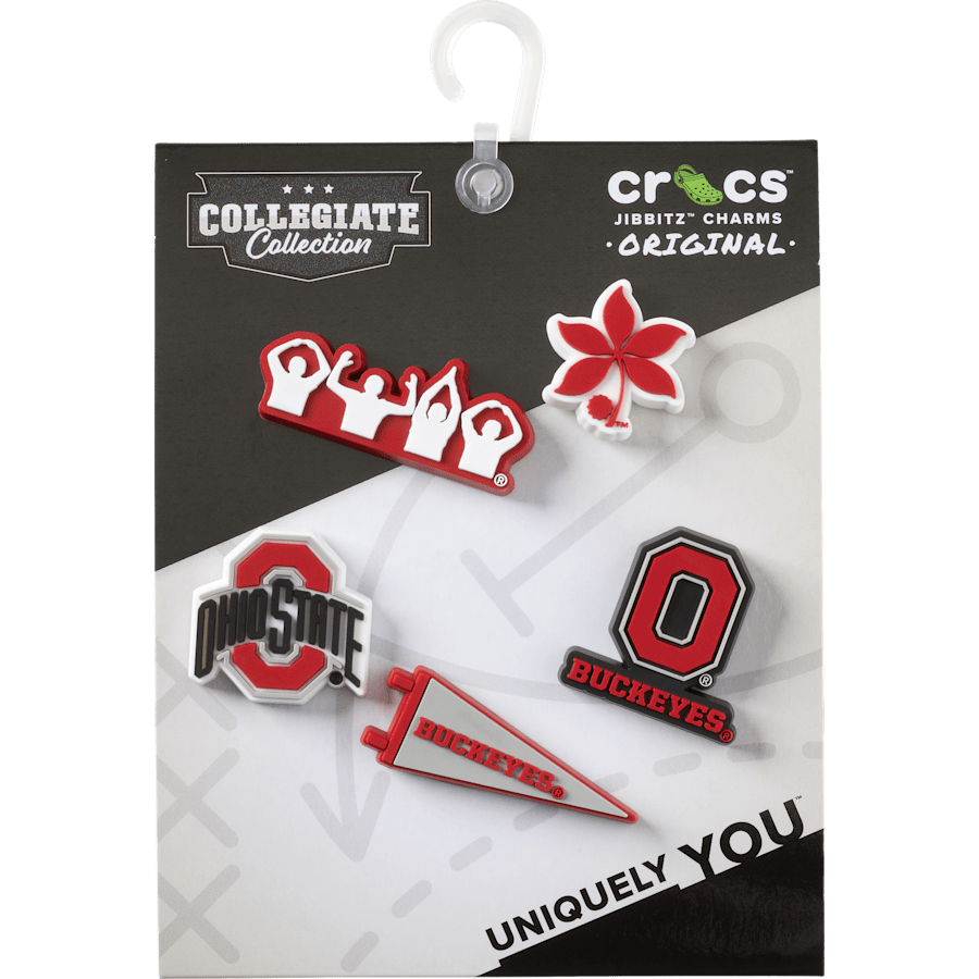 Crocs Discount | Ohio State University 5 Pack Jibbitz™ charms