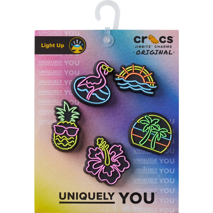 Crocs | Lights Up Neon 5 Pack Jibbitz™ charms