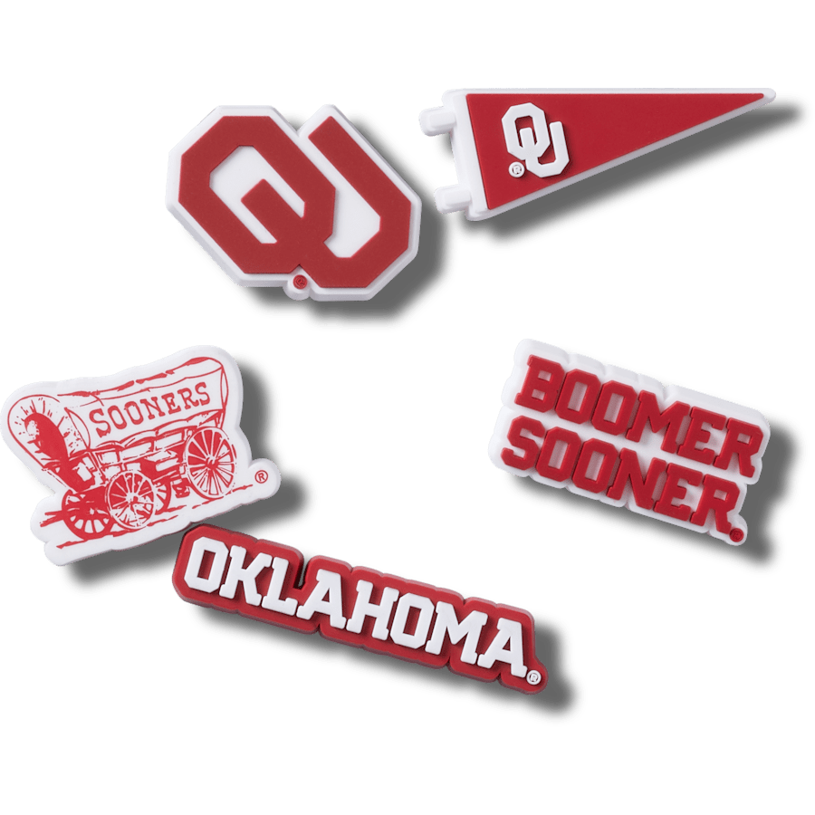 Crocs New | Univ of Oklahoma 5 Pack Jibbitz™ charms