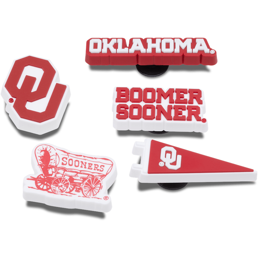 Crocs New | Univ of Oklahoma 5 Pack Jibbitz™ charms