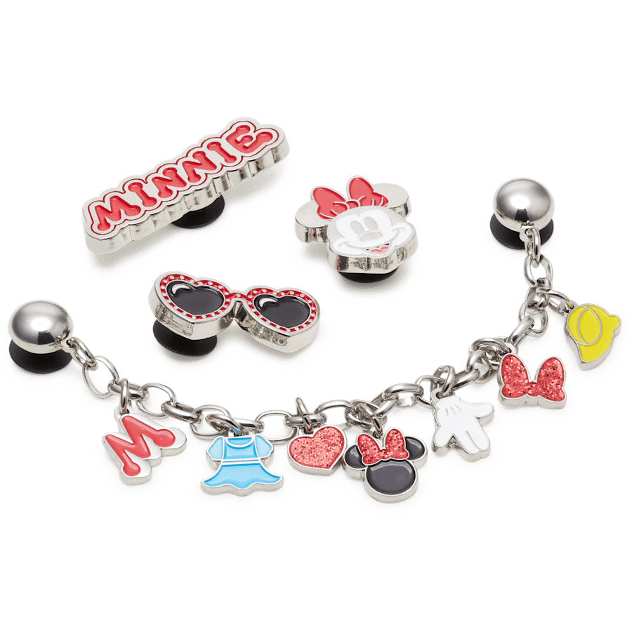 Crocs Online | Minnie Mouse 5 Pack Jibbitz™ charms