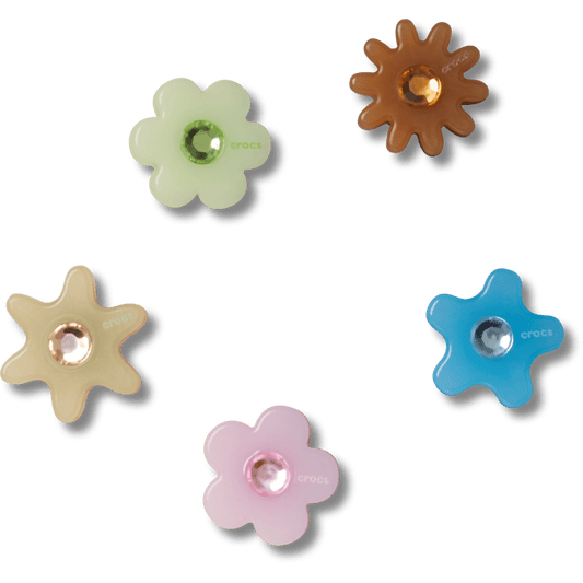 Crocs For Sale | Enlighten Flower 5 Pack Jibbitz™ charms