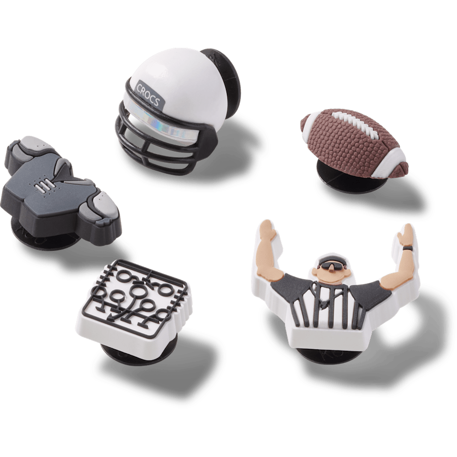 Crocs | Football Team 5 Pack Jibbitz™ charms