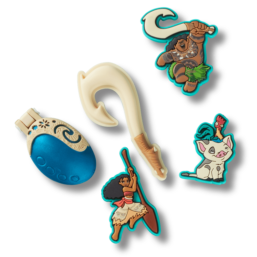 Crocs New | Disney Moana 5 Pack Jibbitz™ charms