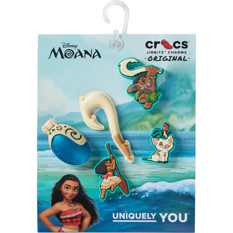 Crocs New | Disney Moana 5 Pack Jibbitz™ charms