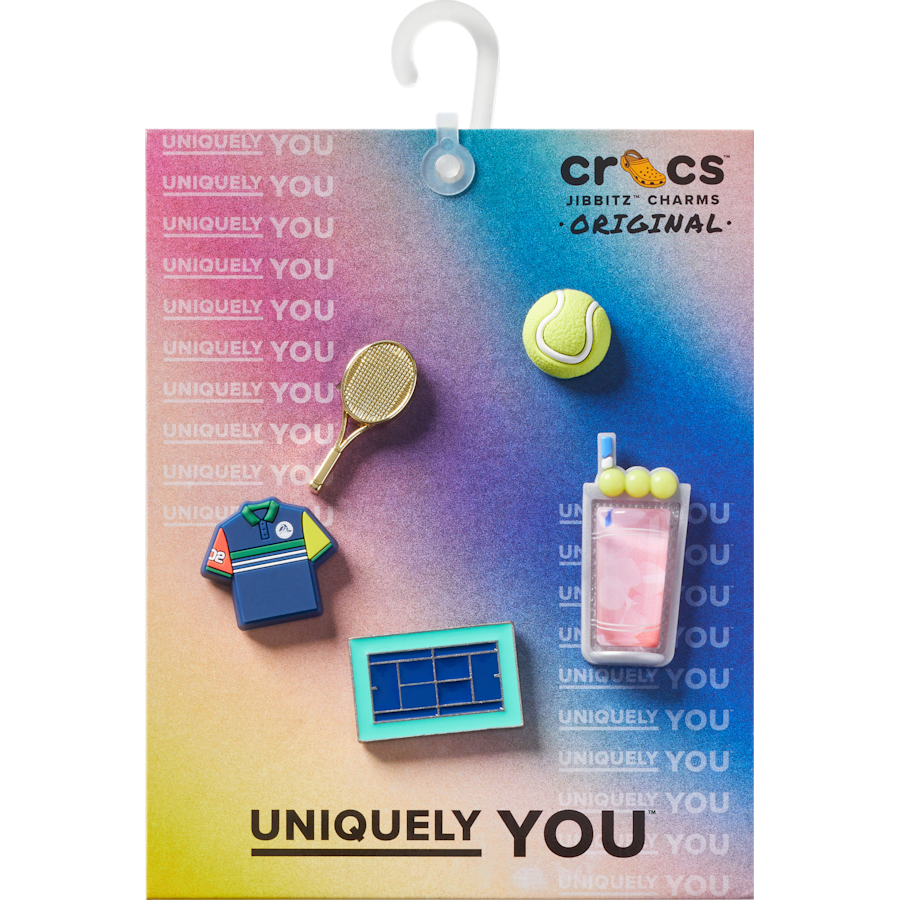 Crocs Discount | Day at The Tennis Court 5 Pack Jibbitz™ charms