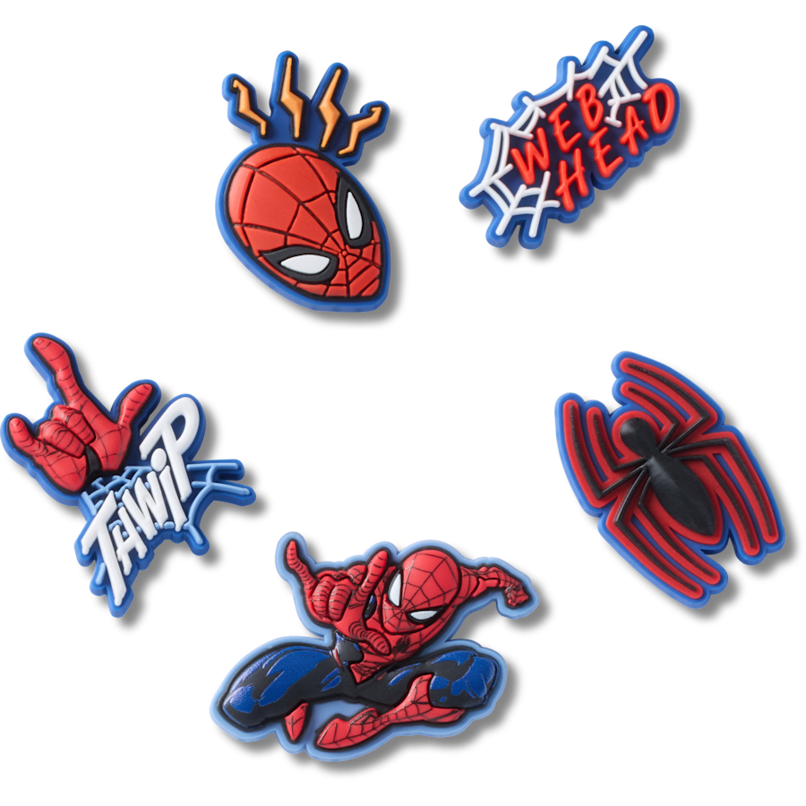 Crocs Outlet | Spiderman 5 Pack Jibbitz™ charms