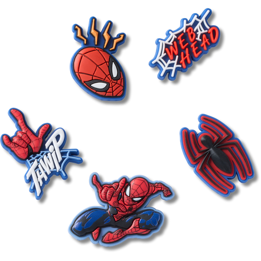 Crocs Outlet | Spiderman 5 Pack Jibbitz™ charms
