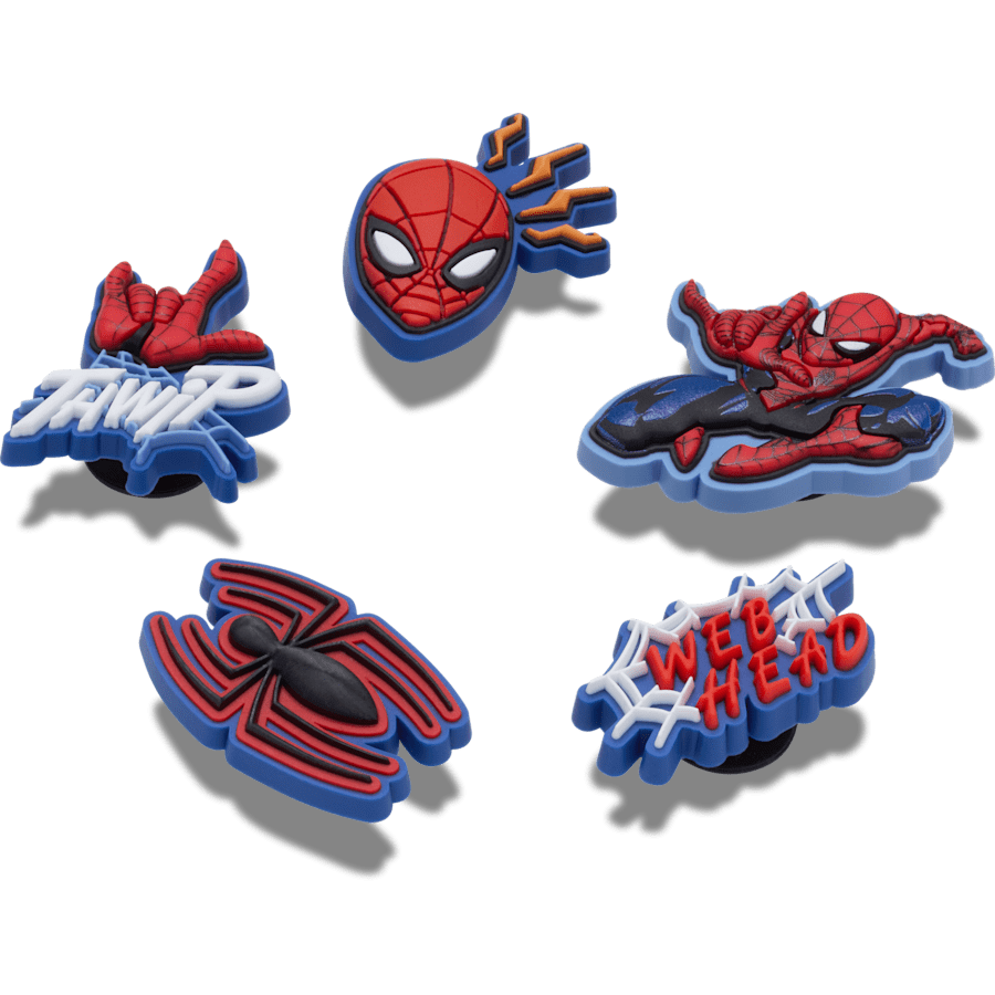 Crocs Outlet | Spiderman 5 Pack Jibbitz™ charms