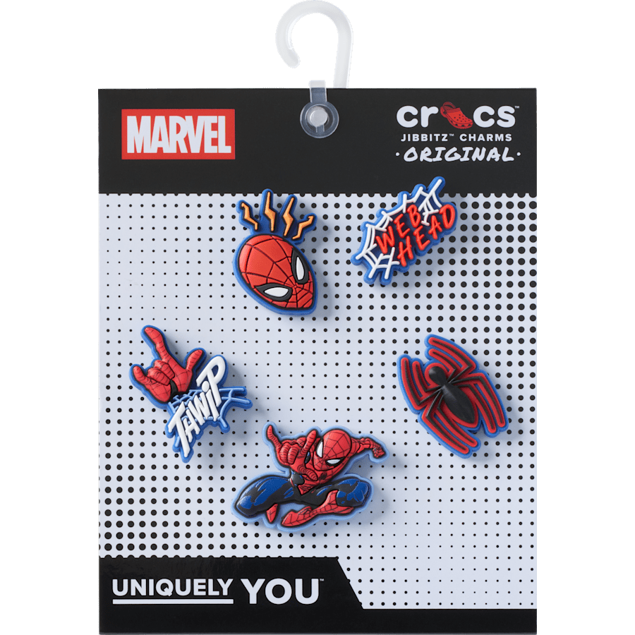 Crocs Outlet | Spiderman 5 Pack Jibbitz™ charms