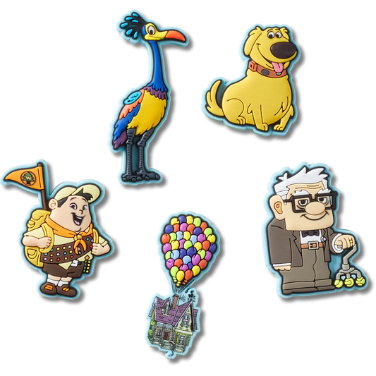 Crocs New | Pixar UP 5 Pck Jibbitz™ charms